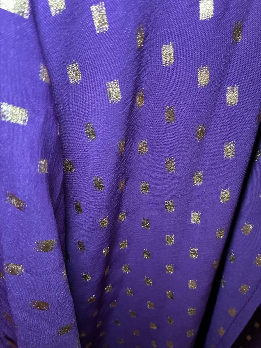 Purple and Gold Robe - Picture 3 of 3